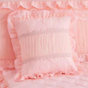 1 Piece Lace Bed Skirt +2pieces Pillowcases bedding set Princess Bedding Bedspreads sheet Bed For Girl bed Cover King/Queen size