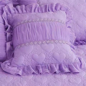 1 Piece Lace Bed Skirt +2pieces Pillowcases bedding set Princess Bedding Bedspreads sheet Bed For Girl bed Cover King/Queen size